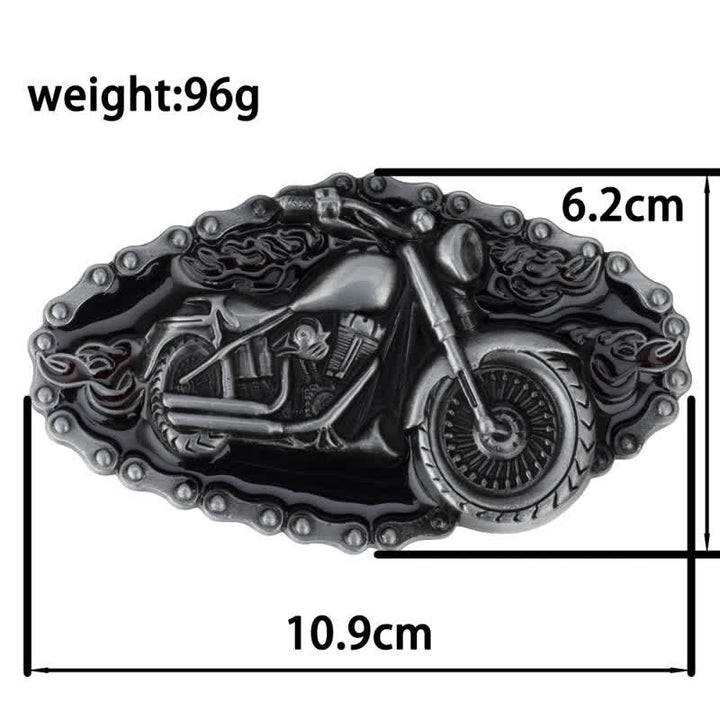Herren Punk Rock Motorrad Biker Ledergürtel