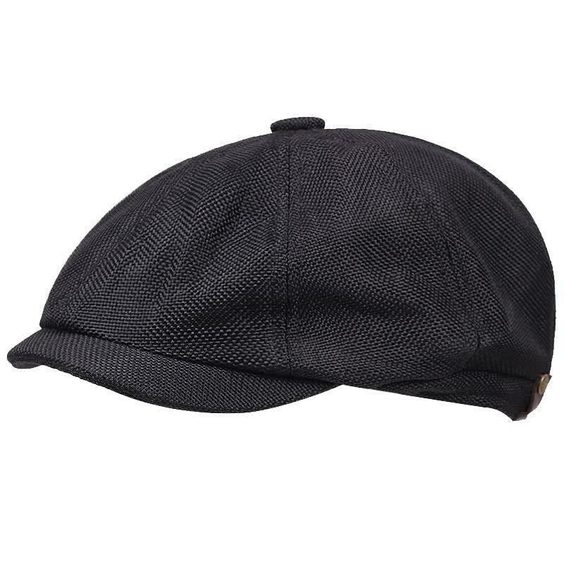 Freizeit Britische Zeitungsträger Achteckige Barettkappe - Schwarz - M (22"-22 7/8") - image 1
