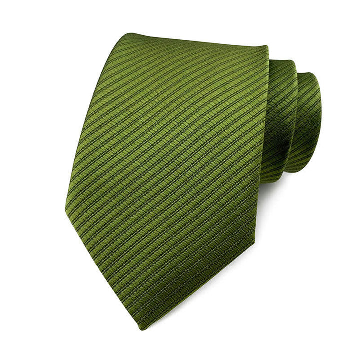 Männer Krawatte in Unifarben mit diskretem Twill-Muster