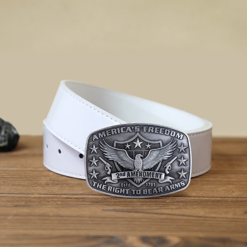 Herren DIY Adler Amerikas Freiheit Schnallen Ledergürtel