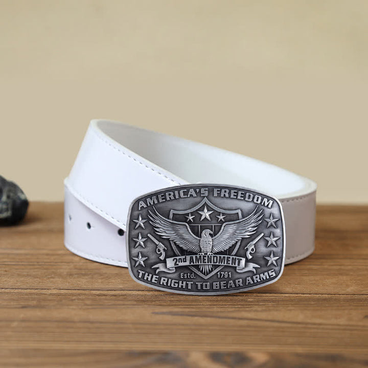 Herren DIY Adler Amerikas Freiheit Schnallen Ledergürtel