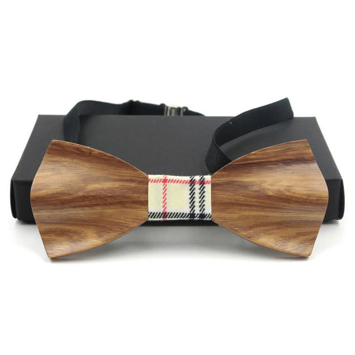 Elegante 3D-gekrümmte Holzfliege für Herren