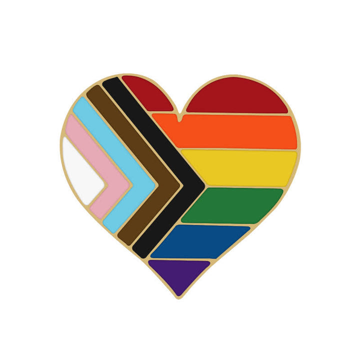 3Stück Zeigen Sie Ihren Stolz Regenbogenflagge Brosche