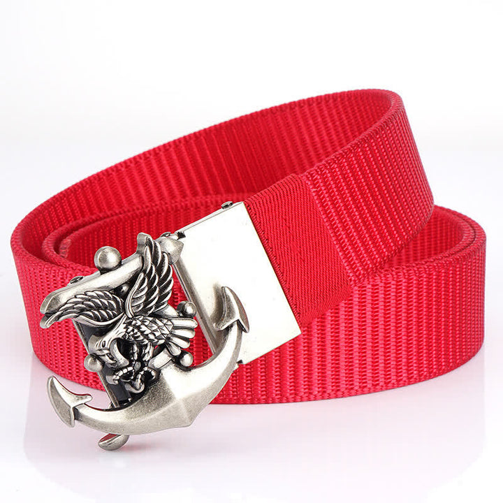 Herren Adler Anker Nylon Gürtel