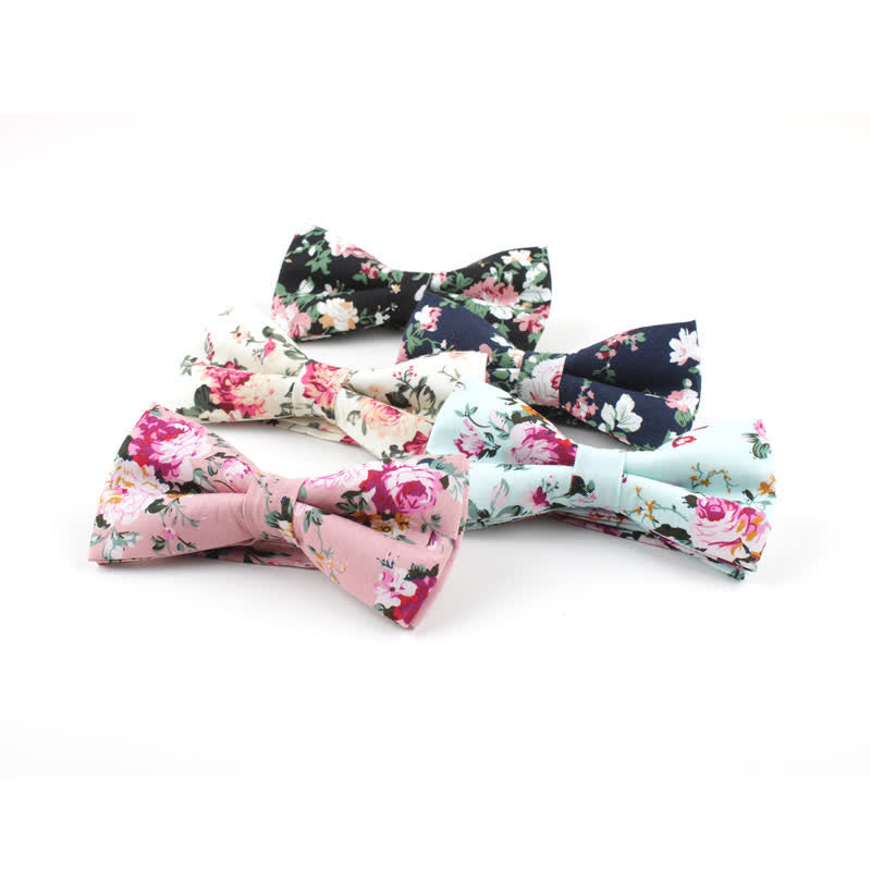 Männerfliege mit Rosenblätternmuster - image 2