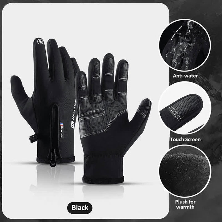 Outdoor-Radsport-wasserdichte-Reißverschluss-Taktische-Handschuhe