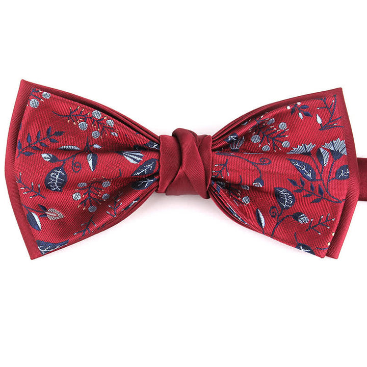 Elegante florale botanische Fliege für Herren