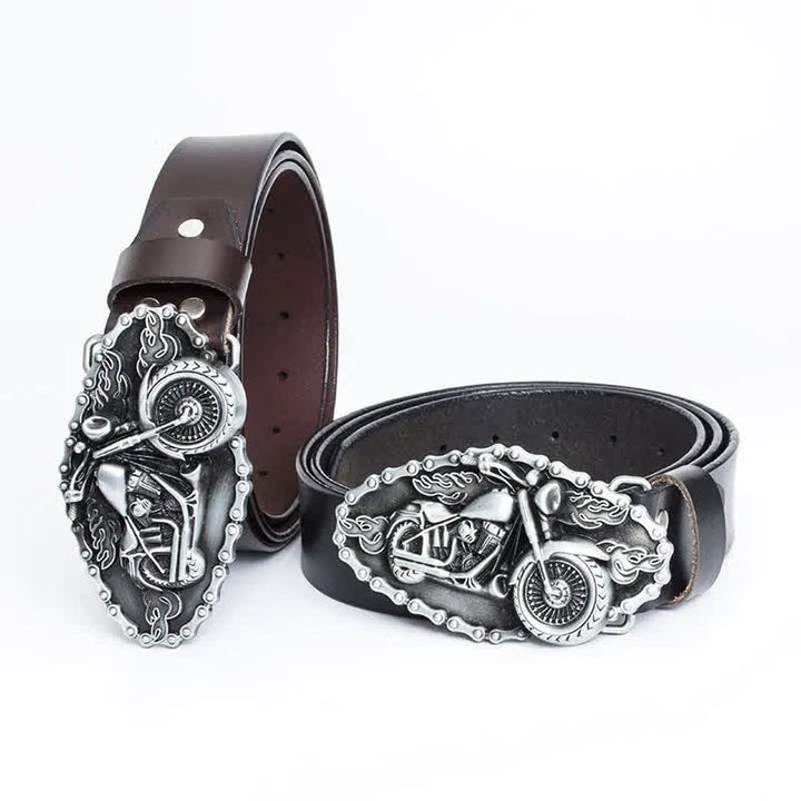Punk-Motorrad-Leder Gürtel für Männer