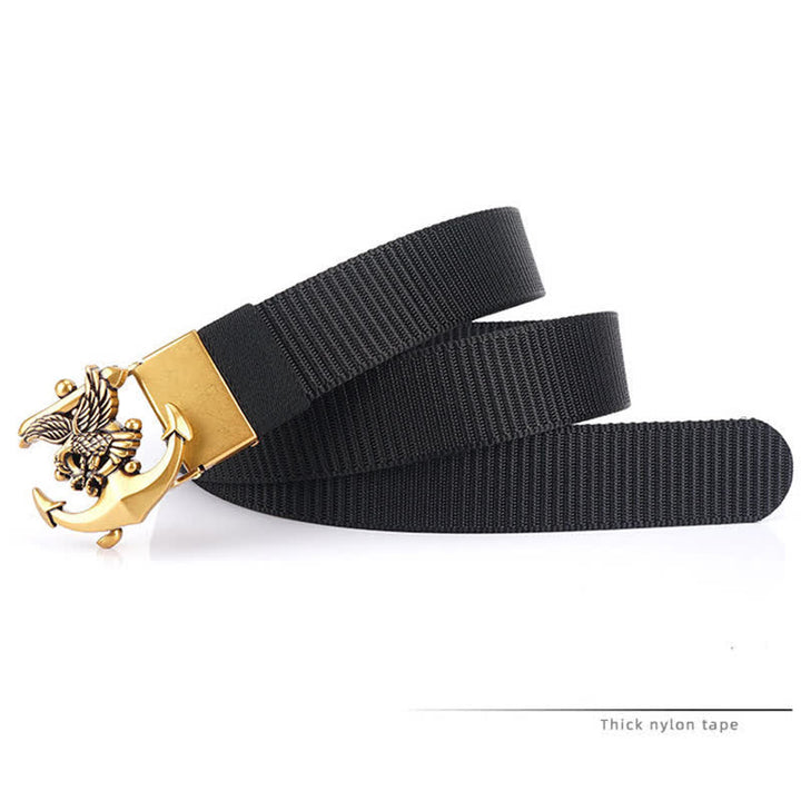 Herren Adler Anker Nylon Gürtel