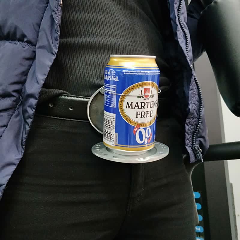 DIY Motorrad Kreativer Bierhalter Schnallen Leder Gürtel für Männer