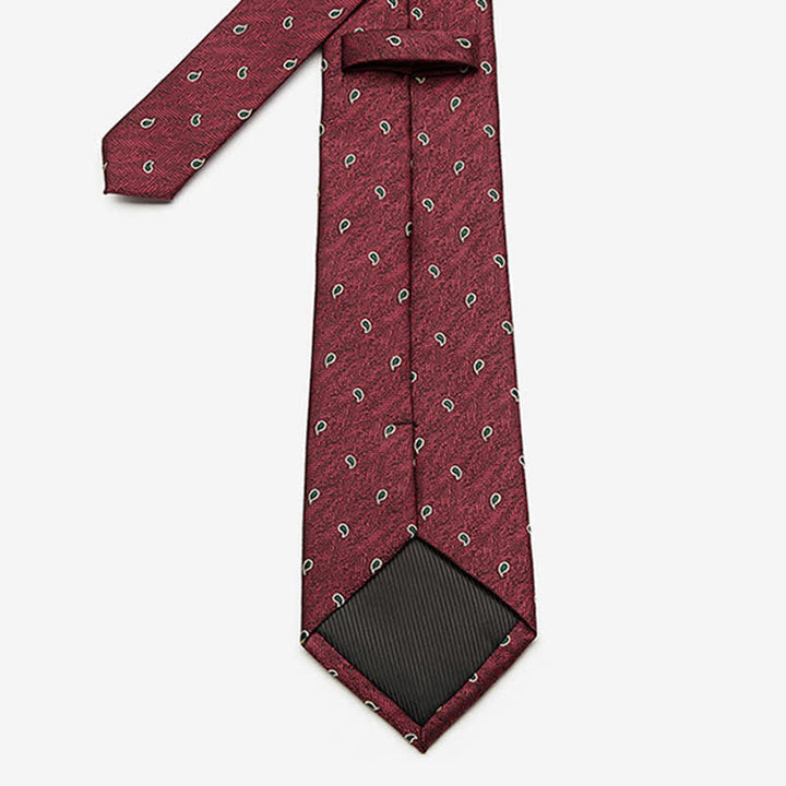 Herren Luxus Mikro Paisley Krawatte 