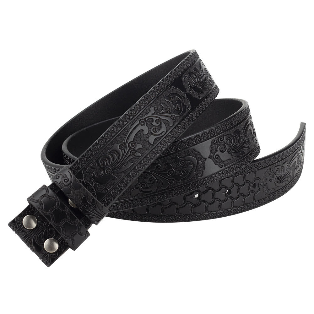 Herren DIY American Flag Cowboy Schnallengürtel aus Leder