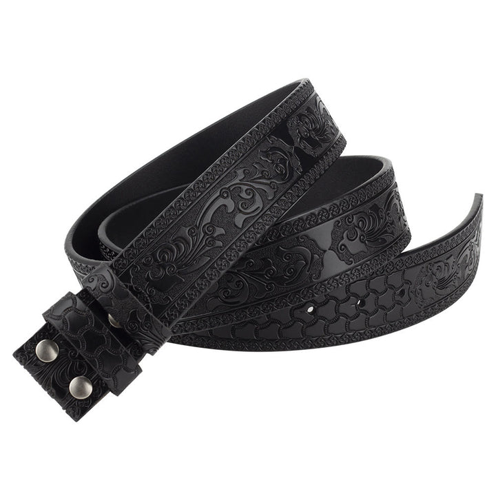 Herren DIY American Flag Cowboy Schnallengürtel aus Leder