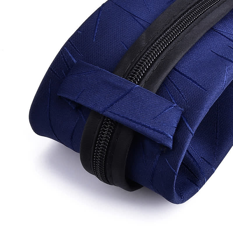 Business-Reißverschluss-Krawatte für Herren, Kariert, Gestreift - image 3