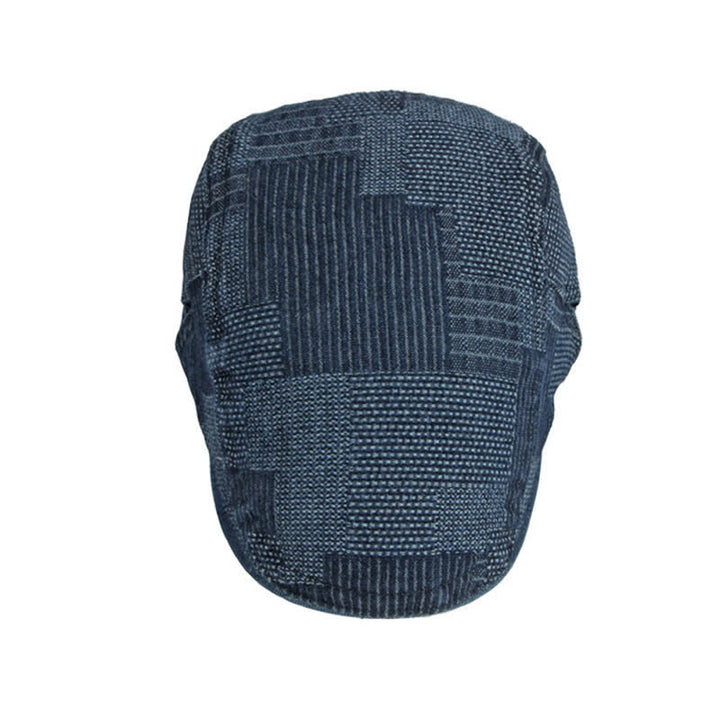 Persönlichkeit Maler Gewaschener Jeans Barett Flachkappe - image 4