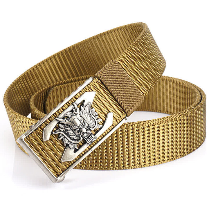 Herren Z Letter Mighty Dragon Nylon Gürtel