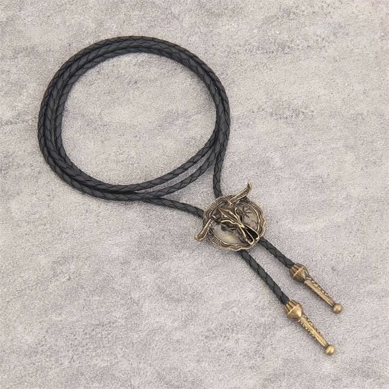 Western Rodeo Stierkopf Bolo-Tie