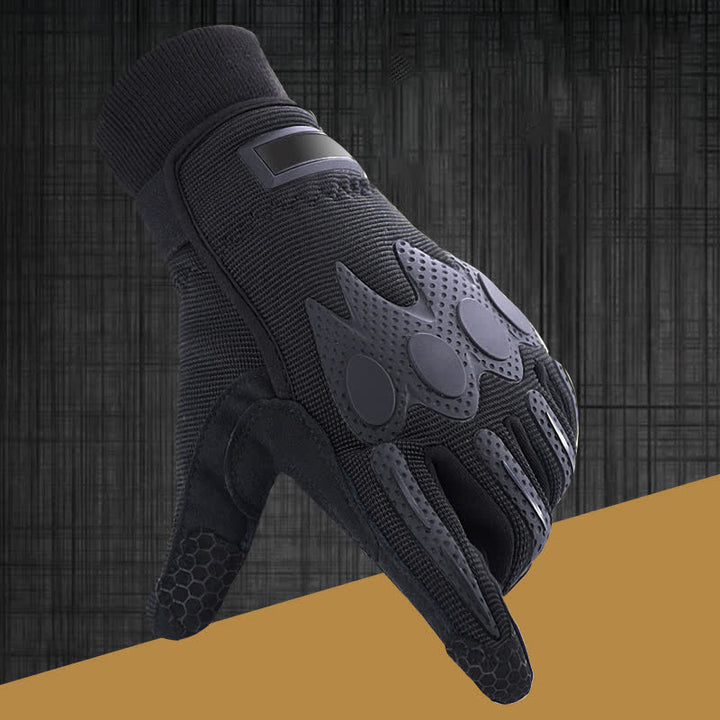 Outdoor-Bergsteigen Vollfinger Schwarze Taktische Handschuhe