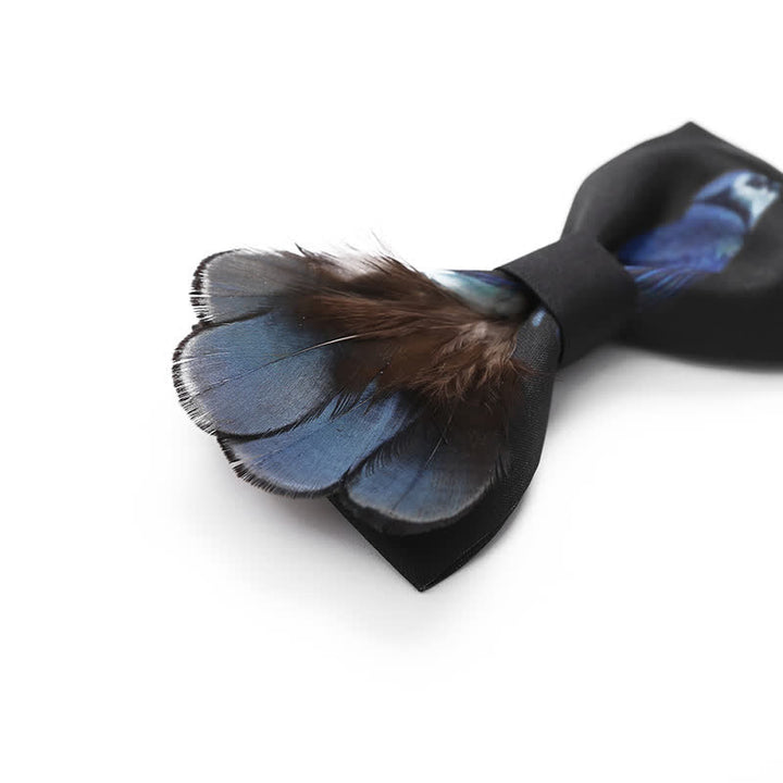 Schwarz &amp; Blau Elsterfederfliege