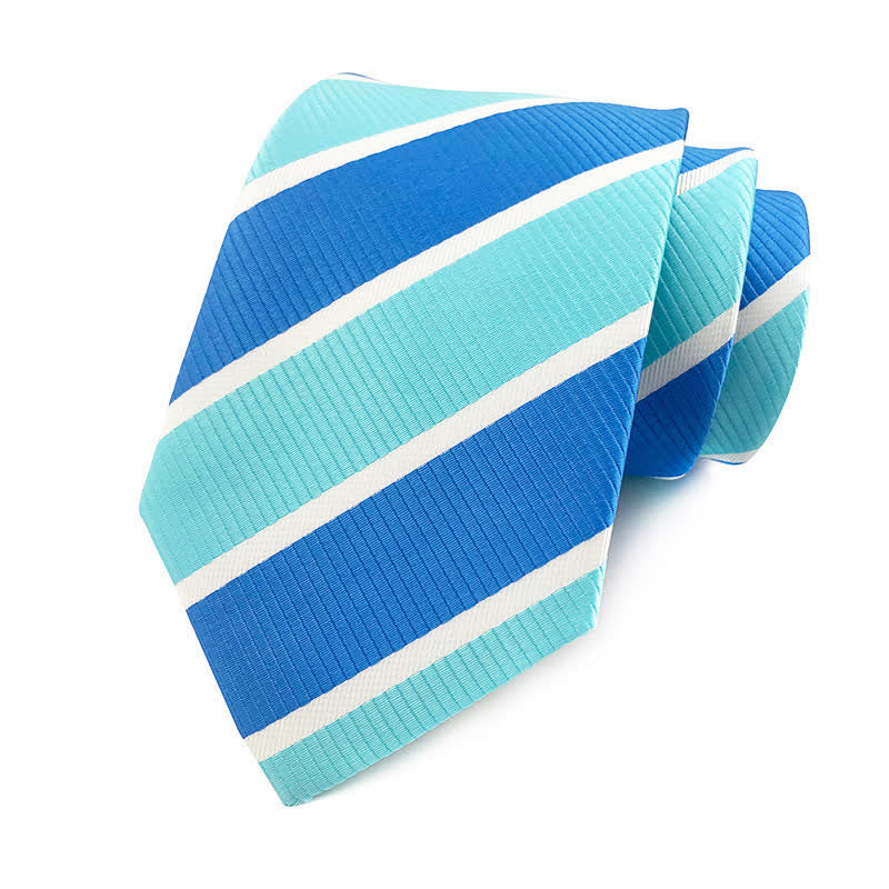 Herren Preppy Urban gestreifte Krawatte