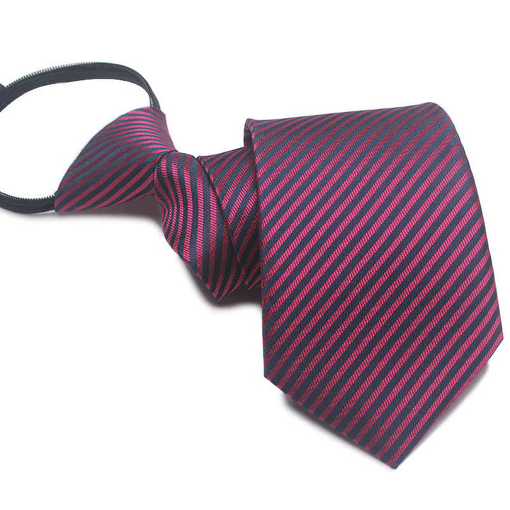 Modernes Herren-Reißverschluss-Krawatte Businessnecktie