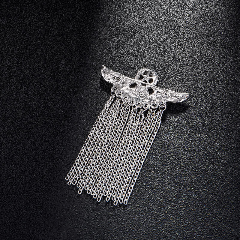 Herren Luftwaffe Adlerflügel Quasten Brosche