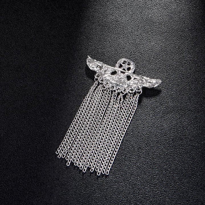 Herren Luftwaffe Adlerflügel Quasten Brosche