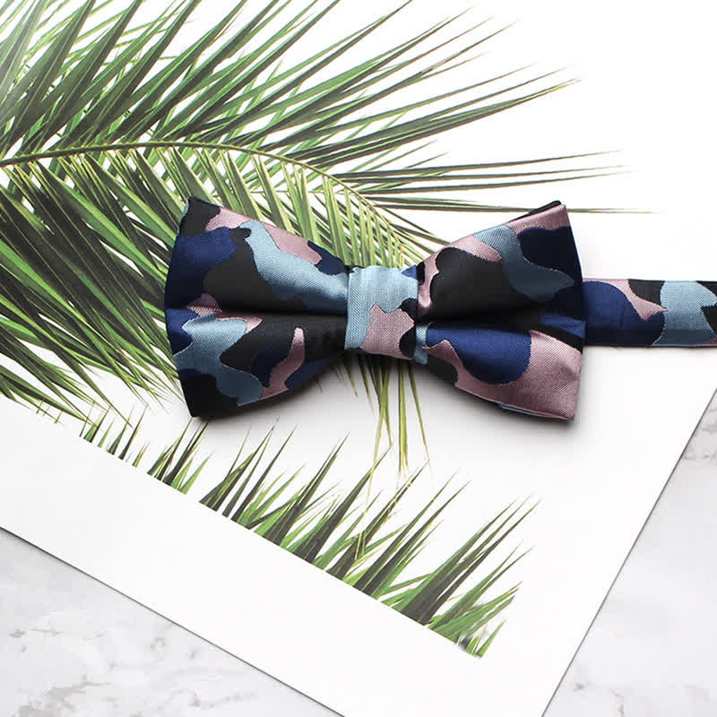 Herren-Fliege mit Wild Camouflage Muster