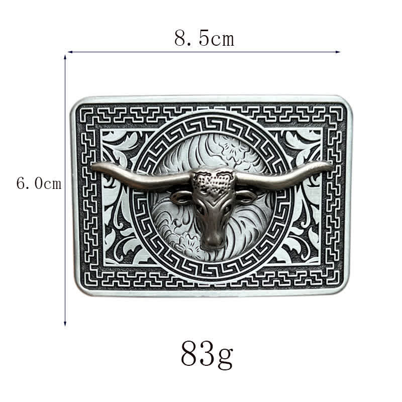 Herren DIY Western Schnalle Ledergürtel