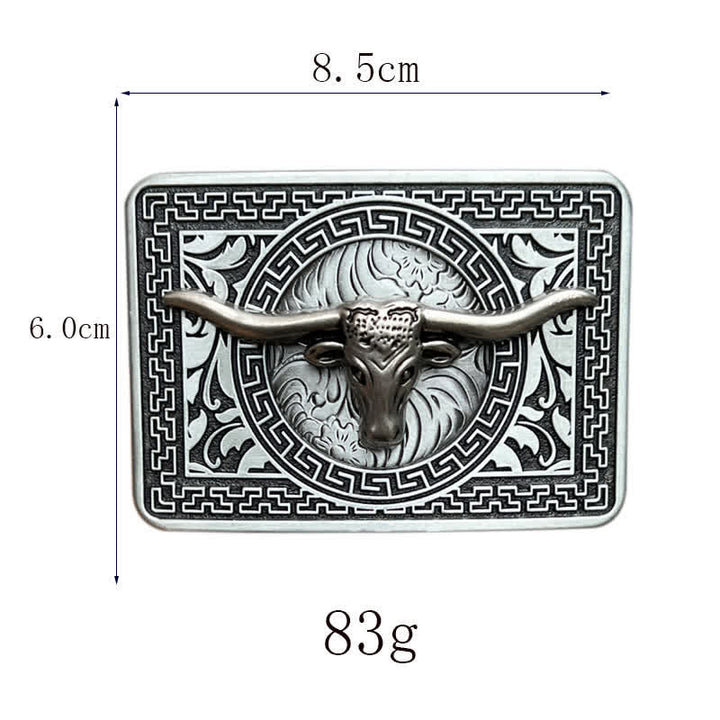 Herren DIY Western Schnalle Ledergürtel