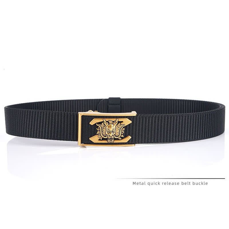 Herren Z Letter Mighty Dragon Nylon Gürtel