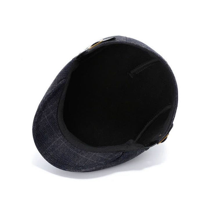 Künstler-Polarfleece-Kariertes Flat Cap Barett - image 5
