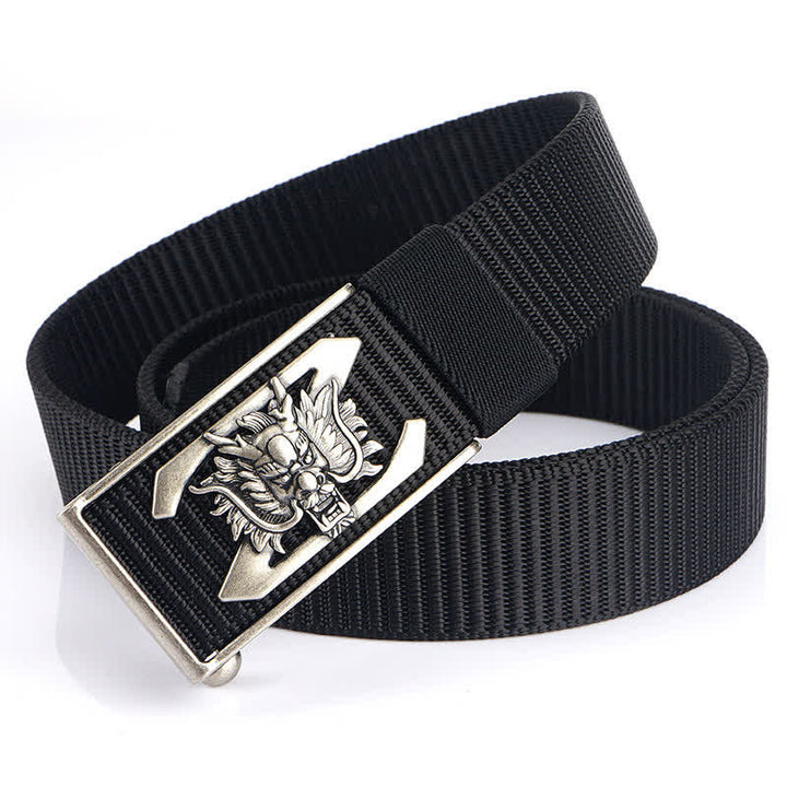Herren Z Letter Mighty Dragon Nylon Gürtel