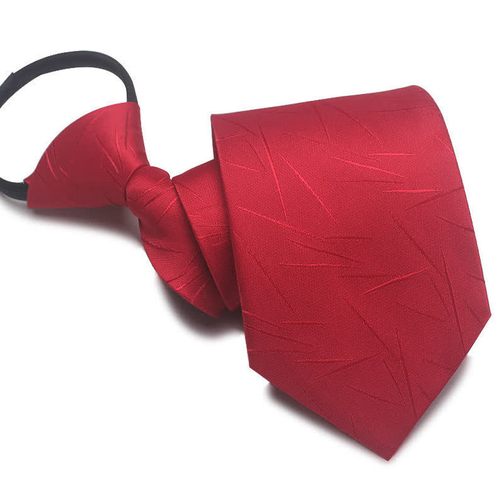 Modernes Herren-Reißverschluss-Krawatte Businessnecktie