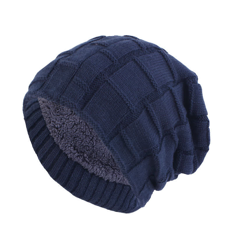 Warm gefütterter Strickhut