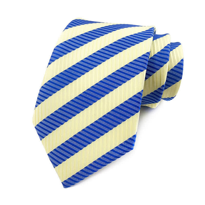 Herren Preppy Urban gestreifte Krawatte