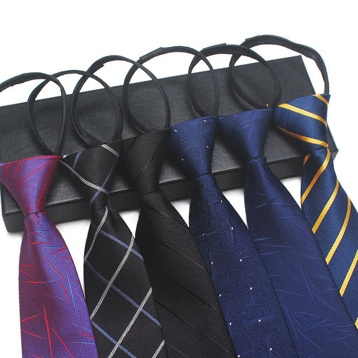 Modernes Herren-Reißverschluss-Krawatte Businessnecktie