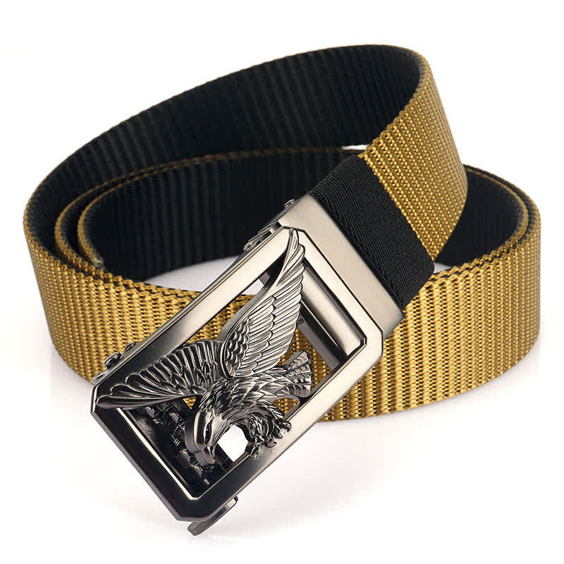 Herren Soaring Hawk Eagle Beidseitiger Nylon-Gürtel