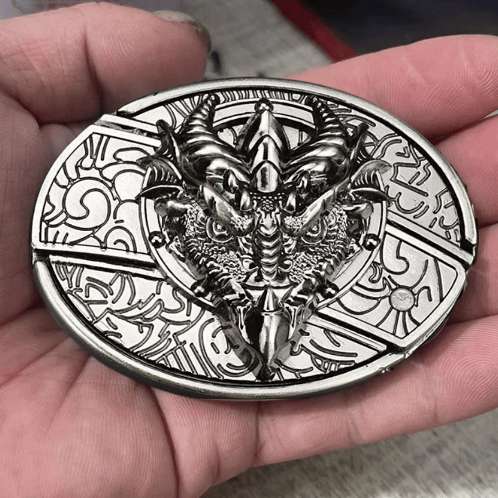 DIY Sharp Dragon Hidden Klappmesser Ledergürtel für Herren