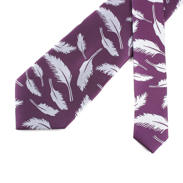 Herren Krawatte mit Federdruck Jacquard