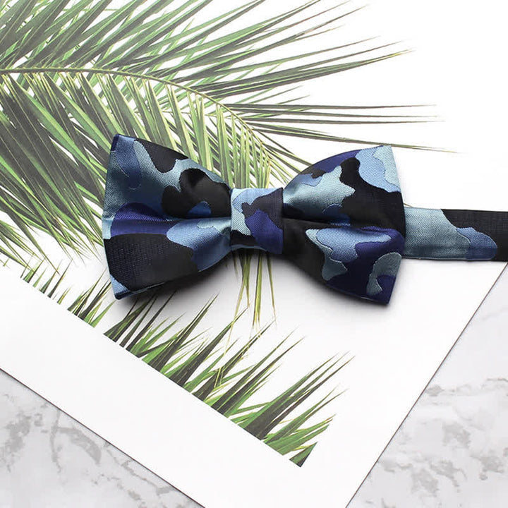Herren-Fliege mit Wild Camouflage Muster
