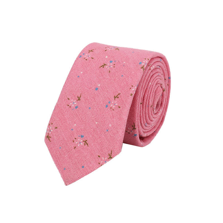 Elegante florale schmale Krawatte für Männer