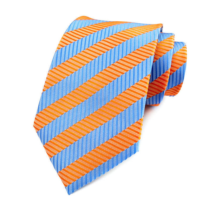 Herren Preppy Urban gestreifte Krawatte