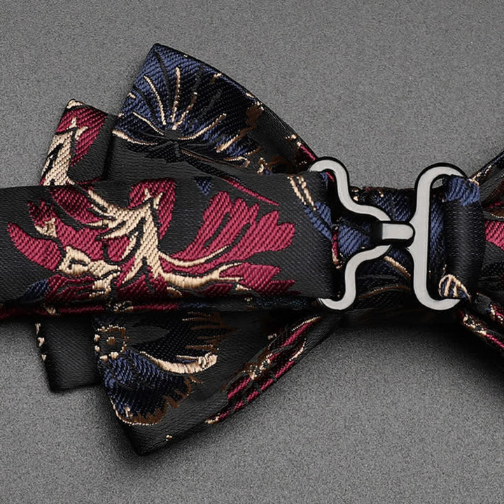 Herren Harmony Irises Cherry Blossom Floral Fliege