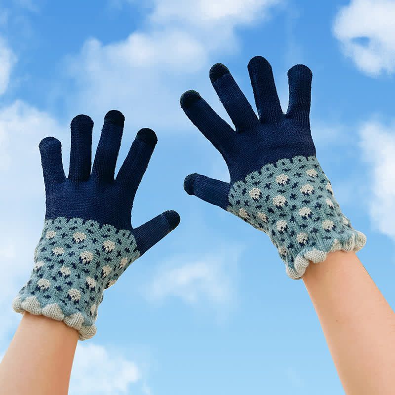 Damen-Gartenhandschuhe mit vollem Finger und Touchscreen-Funktion