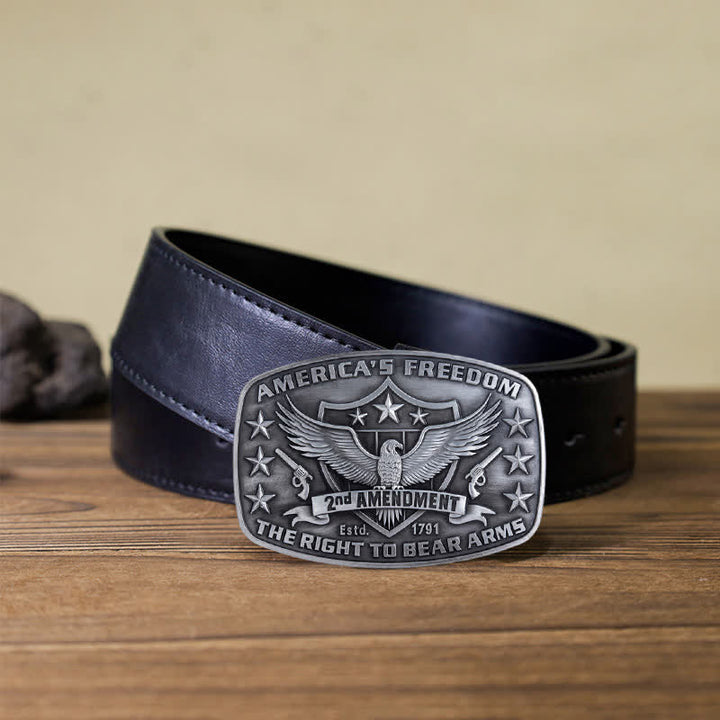Herren DIY Adler Amerikas Freiheit Schnallen Ledergürtel