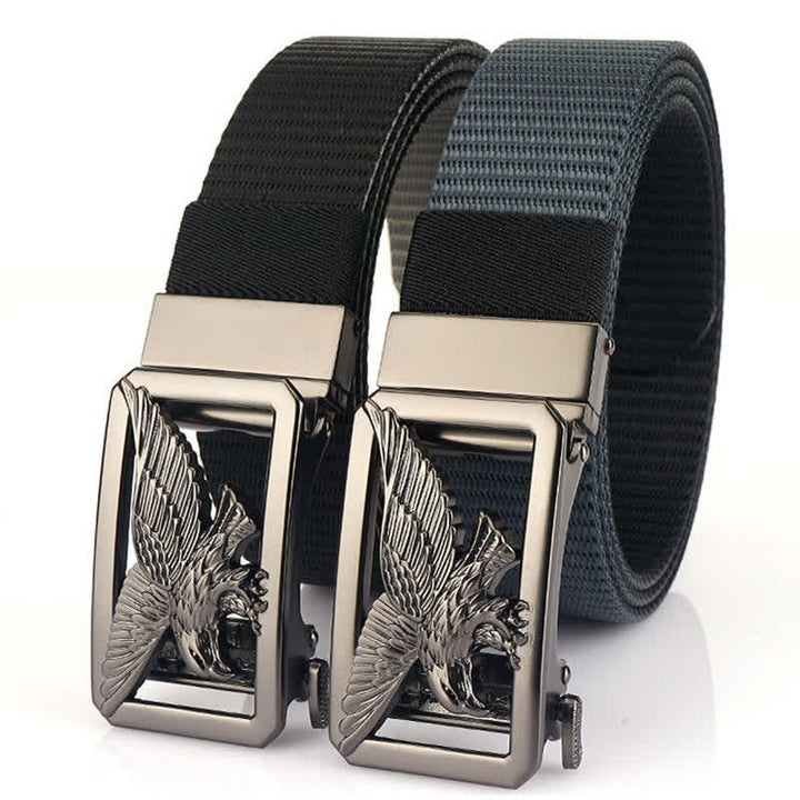 Herren Soaring Hawk Eagle Beidseitiger Nylon-Gürtel