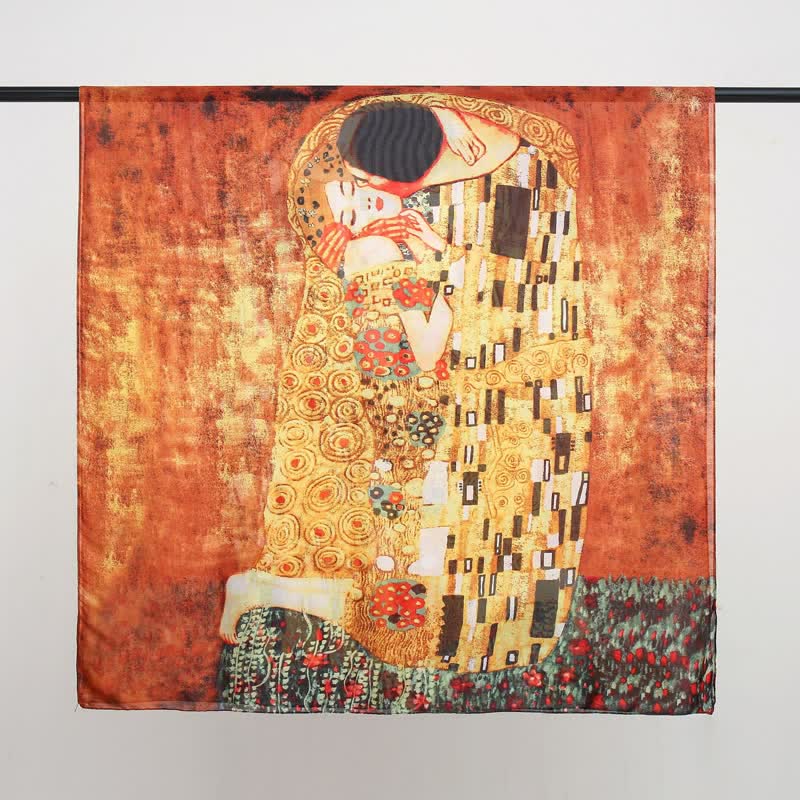 Damen-Ölgemälde-Kunst-Frühlingsschal