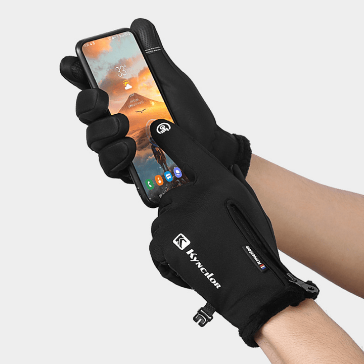 Outdoor-Radsport-wasserdichte-Reißverschluss-Taktische-Handschuhe