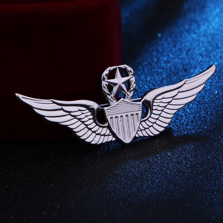Herren Pilotabzeichen Brosche